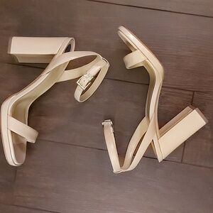 Michael Kors Ankle Strap Block Heel Sandals